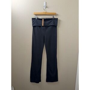 Womens NEW SKIMS Cotton Jersey Maternity Fold Over Flare Pants Size Medium